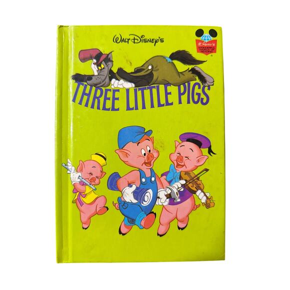 Walt Disney's Three Little Pigs World of Reading Hardcover Book - Picture 1 of 10